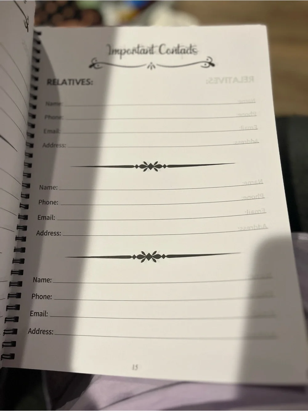 Sorry, it's Your Problem Now - End of Life Planner - Black & White